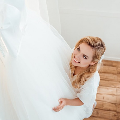 Wedding Dress In House Steaming