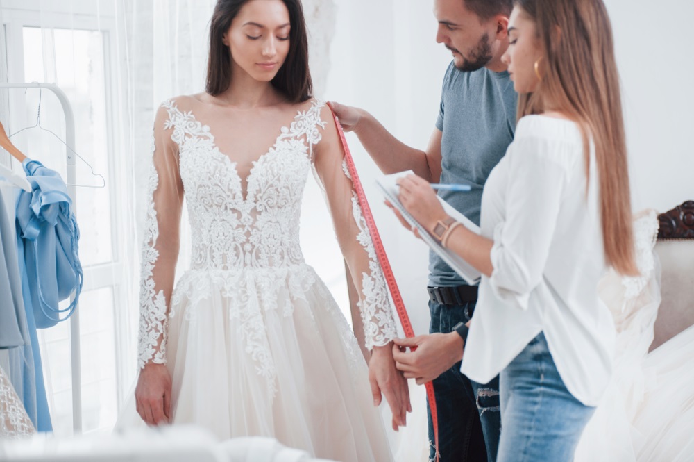 Wedding dress alteration ideas for 2025 featuring unique and modern customizations.